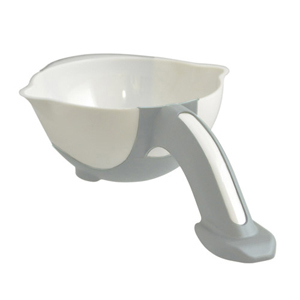 Ableware 745200000 Stay Bowl by Maddak-White/Light Gray