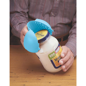 Ableware 753590001 Hot Hand Protector and Jar Opener-Sky Blue