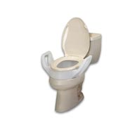 Ableware 725753211/725753311 Bath Safe Elevated Toilet Seat with Arms