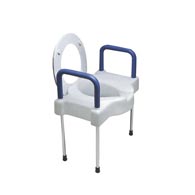 Ableware 72588 Extra Wide Tall-Ette Elevated Toilet Seat w/ Legs