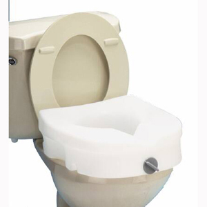 Apex Carex FGB30500-0000 E-Z Lock Raised Toilet Seat