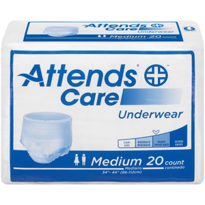 Attends APV20 Regular Absorbency Underwear-Med-80/Case
