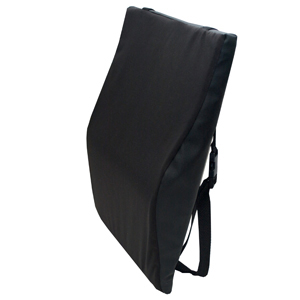 Bilt Rite FO350 Wheelchair Back Cushion-Black