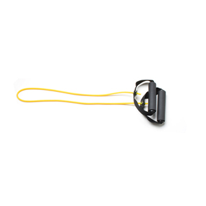 CanDo 10-5551 Exerciser Tubing with Handles-36"-Yellow-X-Light