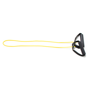 CanDo 10-5561 Exerciser Tubing with Handles-48"-Yellow-X-Light