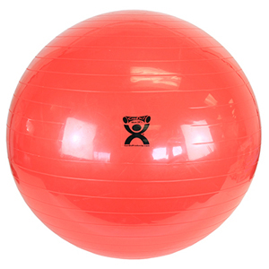 CanDo 30-1806 Inflatable Exercise Ball-Red-38"-Bulk Packaged