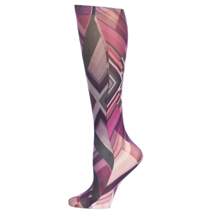 Celeste Stein Womens 8-15 mmHg Compression Sock-Purple Anglez