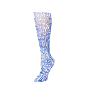 Celeste Stein Womens 8-15 mmHg Compression Sock-Pylon Blue