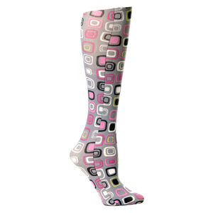 Celeste Stein Womens 8-15 mmHg Compression Sock-Shadow Boxes
