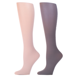 Celeste Stein 20-30 mmHg Compression Sock-Lavender Gray (2 Pack)
