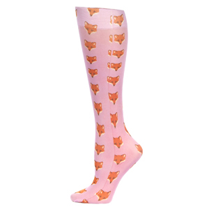 Celeste Stein Womens Compression Sock-Foxes