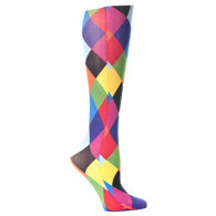 Celeste Stein Womens Compression Sock-Harlequin