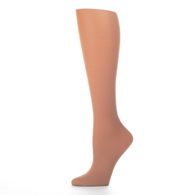 Celeste Stein Womens Compression Sock-Nude Solid