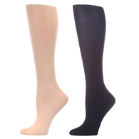 Celeste Stein Compression Sock-Skin Black (2 Pack)