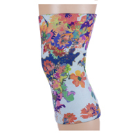 Celeste Stein Womens Light/Moderate Knee Support-Fancy Watercolors