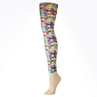 Celeste Stein Womens Leggings-Abstract Colors
