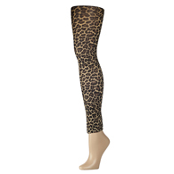 Celeste Stein Womens Leggings-Hairy Leopard