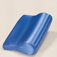 Core Products 109 Ab Contour Pillow with Satin Cover-Blue