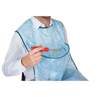 Essential Medical L5050 3 Position Crumb Catcher Clothing Protector
