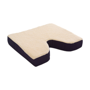 Essential Medical N1006 Fleece Covered Coccyx Cushion-16"x16"x3"