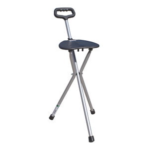 Essential Medical Supply W1450 Three Leg Folding Seat Cane