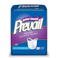 Prevail PV-324 Premium Belted Shield-Extra Absorbency-120/Case