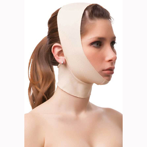 Isavela FA02 Chin Strap With Medium Neck Support-Small-Beige