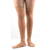Activa Soft Fit Mid Thigh Closed Toe Stockings with Uni-Band-20-30 mmHg