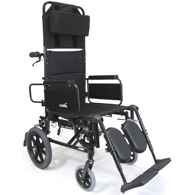 Karman KM5000 Transport Wheelchair w/ Removable Desk Armrest-16" Seat