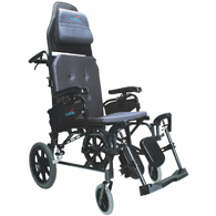 Karman MVP502 Lightweight Reclining Transport Wheelchair-20" Seat