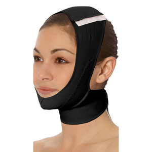 Marena Recovery FM100-B Chin Strap-Mid-Neck-Large-Black