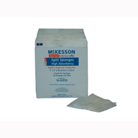 McKesson 16-42026 Medi-Pak High Absorbency Split Sponges-1400/Case