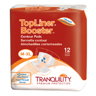 Tranquility 3096 TopLiner Booster Contour Pad-Large Diaper 120/Case