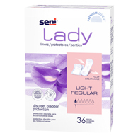216 Count SENI Lady Light Protection Liners-Regular Length