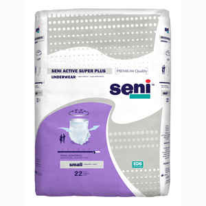 SENI S-SM22-AP1 Active Super Plus Disposable Underwear-Small-88/Case