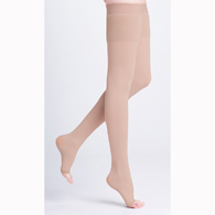 SIGVARIS 504T 40-50 mmHg Natural Rubber Open Toe Thigh High