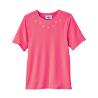 Silverts SV24710 Womens Soft Embroidered Adaptive Top