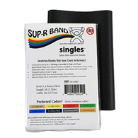 Sup-R Band 10-6308 Latex Free Exercise Band-5 Foot Strip-5 Piece Set