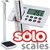 Detecto Solo Digital Eye-Level Physician Scale with Height Rod
